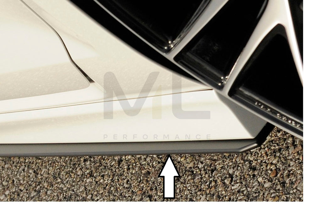 Rieger 00059571 VW R & GTI Clubsport Side Skirt Splitter 1 | Duco Car Parts UK Car Parts