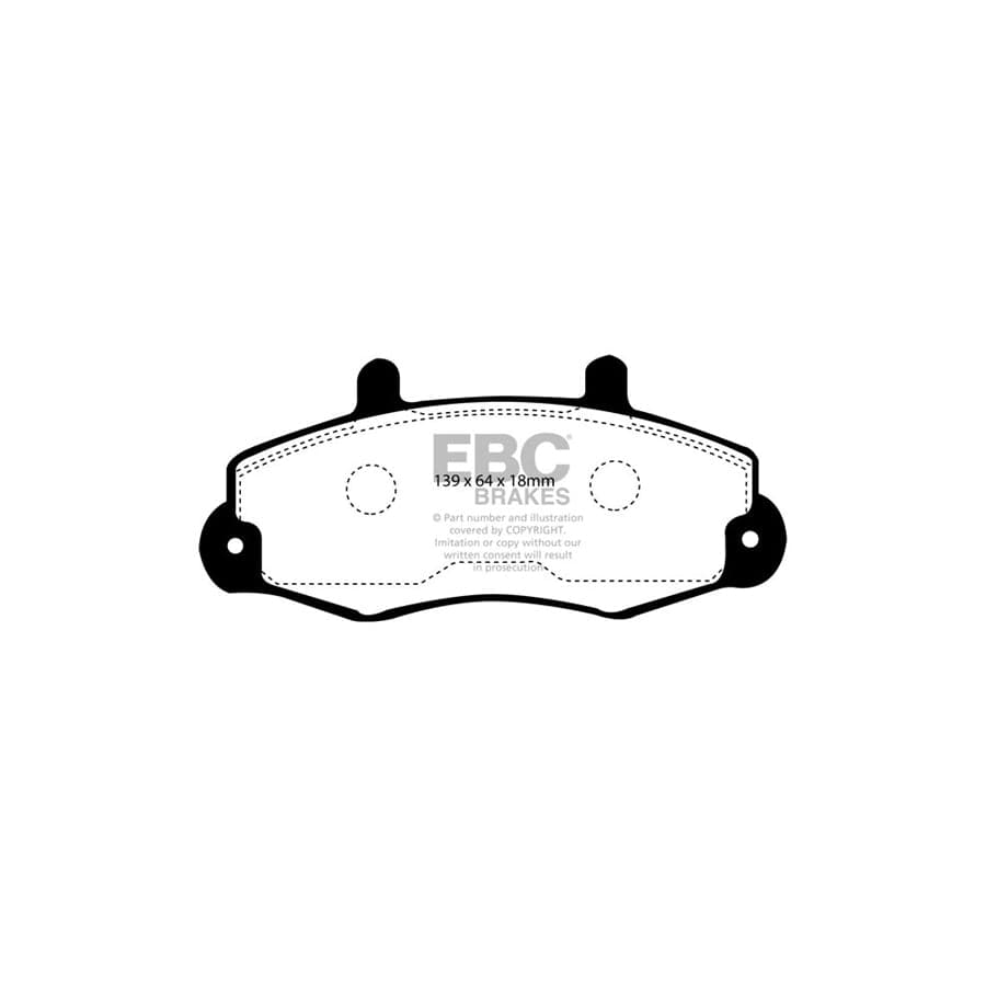 EBC PDKF794 Ford Ultimax Front Brake Pad & Plain Disc Kit (Inc. Tourneo & Transit) 2 | Duco Car Parts UK Car Parts