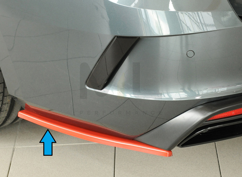 Rieger 00079038 Skoda NX Octavia RS Rear Side Splitter 2 | Duco Car Parts UK Car Parts