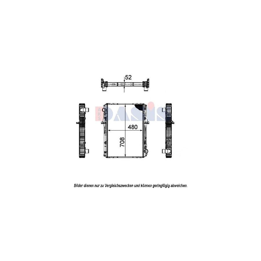 AKS Dasis 070156N Engine Radiator | Duco Car Parts UK