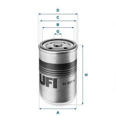UFI 24.307.00 Fuel Filter