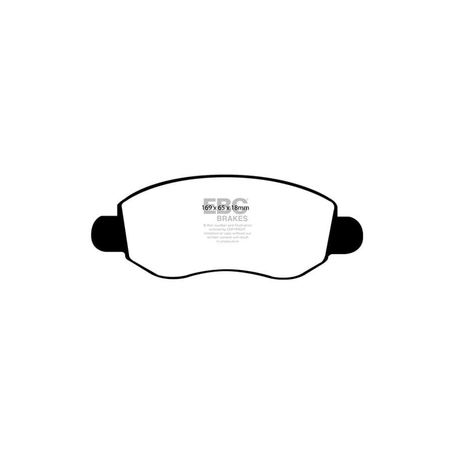 EBC PDKF796 Ford Tourneo Ultimax Front Brake Pad & Plain Disc Kit 2 | Duco Car Parts UK Car Parts