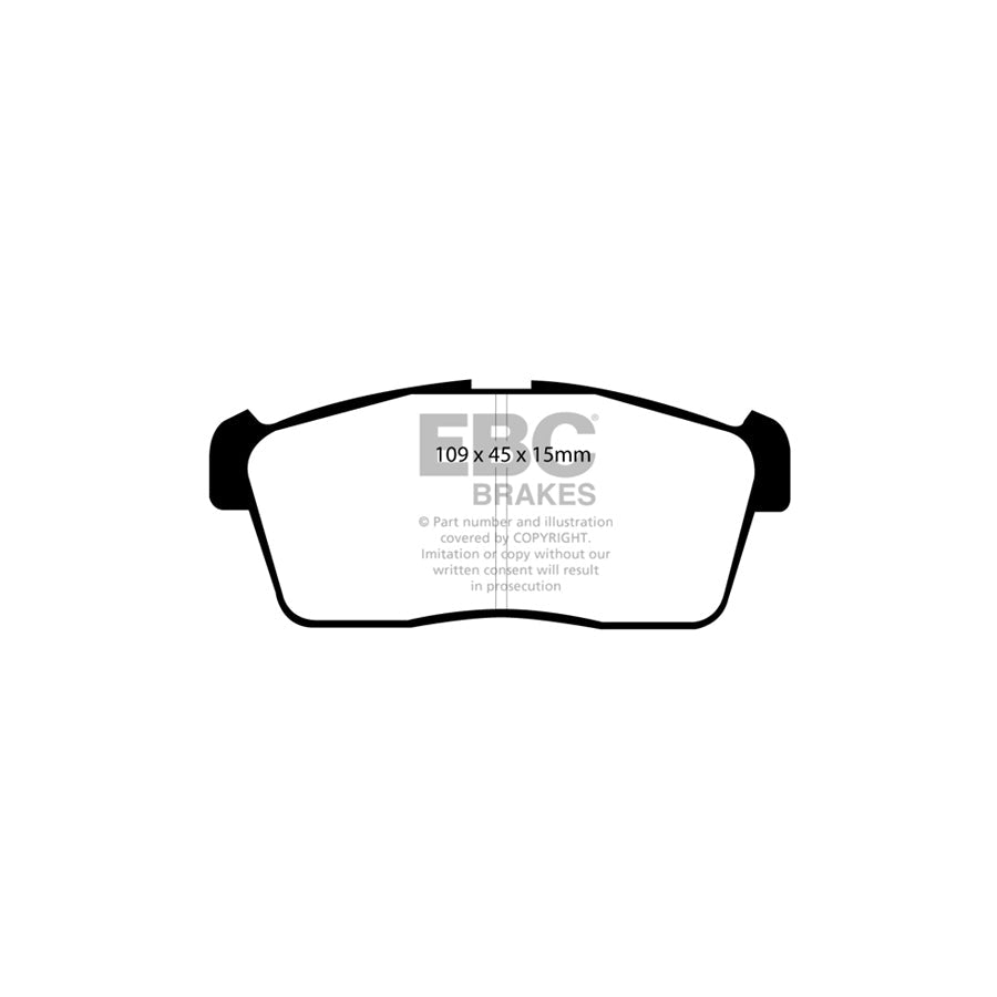 EBC PD13KF633 Subaru Suzuki Yellowstuff Front Brake Pad & GD Disc Kit (Inc. Justy G3X & Ignis) 2 | Duco Car Parts UK Car Parts