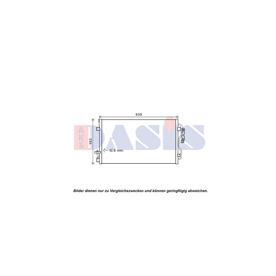 AKS Dasis 052027N Air Conditioning Condenser | Duco Car Parts UK