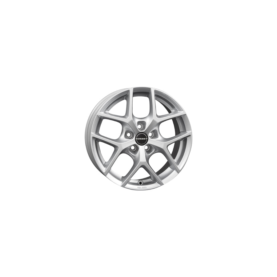Borbet Y 7.5x17 ET40 Y 75740114,3572,5CS Crystal Silver Wheel | Duco Car Parts UK Car Parts