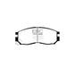 EBC PD03KF843 Mitsubishi Yellowstuff Front Brake Pad & Plain Disc Kit - Akebono Caliper (Inc. Spacerunner & Space Wagon) 2 | Duco Car Parts UK Car Parts