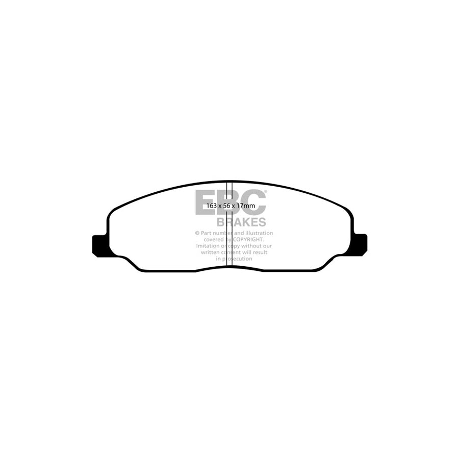 EBC DP81740RPX Ford Mustang RP-X Full Race Front Brake Pads 2 | Duco Car Parts UK Car Parts