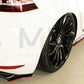 Rieger 00059583 VW Mk7 Golf Rear Side Splitter (GTI Clubsport, GTD, GTE & GTI) 8 | Duco Car Parts UK Car Parts