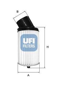 UFI 27.523.00 Air Filter For Honda Integra Ii Coupe (Dc2, Dc4)