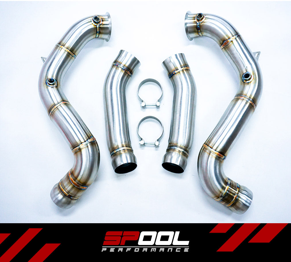 Spool Performance SP-RDP-M177E AMG M177 E63 Downpipes [Upgraded Race Downpipes] | ML Performance Car Parts