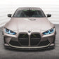 CARBON FIBER FRONT GRILL + LICENSE PLATE HOLDER BASE BMW M4 G82 / M3 G80 | ML Performance Car Parts