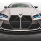 CARBON FIBER FRONT GRILL + LICENSE PLATE HOLDER BASE BMW M4 G82 / M3 G80 | ML Performance Car Parts