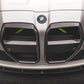 CARBON FIBER FRONT GRILL + LICENSE PLATE HOLDER BASE BMW M4 G82 / M3 G80 | ML Performance Car Parts