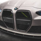 CARBON FIBER FRONT GRILL + LICENSE PLATE HOLDER BASE BMW M4 G82 / M3 G80 | ML Performance Car Parts