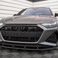 CARBON FIBER FRONT SPLITTER AUDI RS6 C8 / RS7 C8 | ML Performance Car Parts