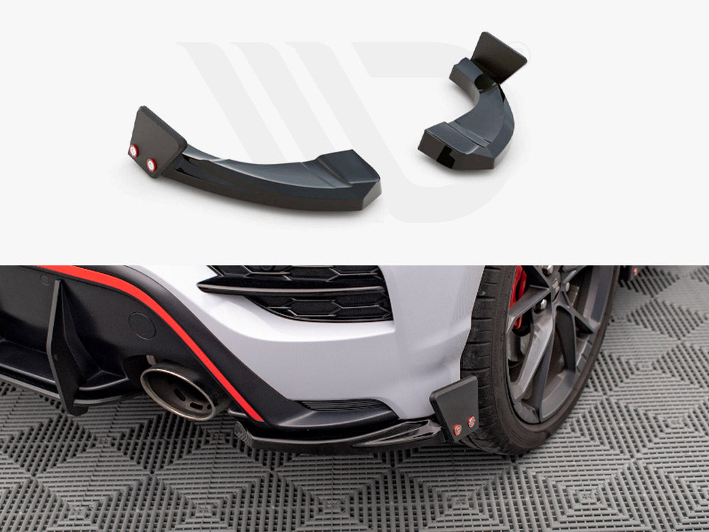 Maxton Design Hyundai Kona N MK1 Rear Side Spitters V.1 + FLAPS 