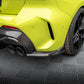 CARBON FIBER REAR SIDE SPLITTERS BMW 1 F40 M-PACK / M135I | ML Performance Car Parts