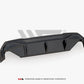 CARBON FIBER REAR DIFFUSER V.1 BMW 1 F40 M-PACK / M135I | ML Performance Car Parts