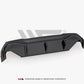 CARBON FIBER REAR DIFFUSER V.2 BMW 1 F40 M-PACK / M135I | ML Performance Car Parts