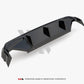 CARBON FIBER REAR DIFFUSER V.2 BMW 1 F40 M-PACK / M135I | ML Performance Car Parts