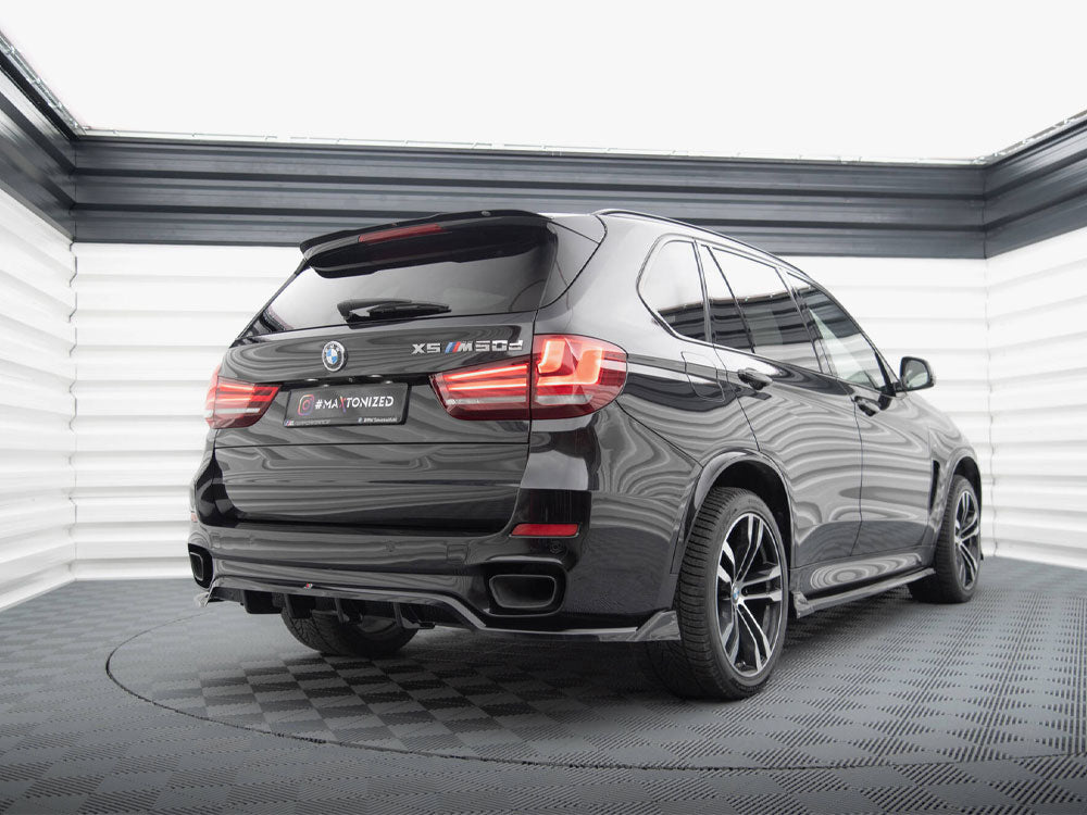 Maxton Design Central Rear Splitter (VERTICAL BARS) BMW X5 M-Pack F15