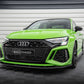 CARBON FIBER FRONT SPLITTER AUDI RS3 SEDAN / SPORTBACK 8Y | ML Performance Car Parts