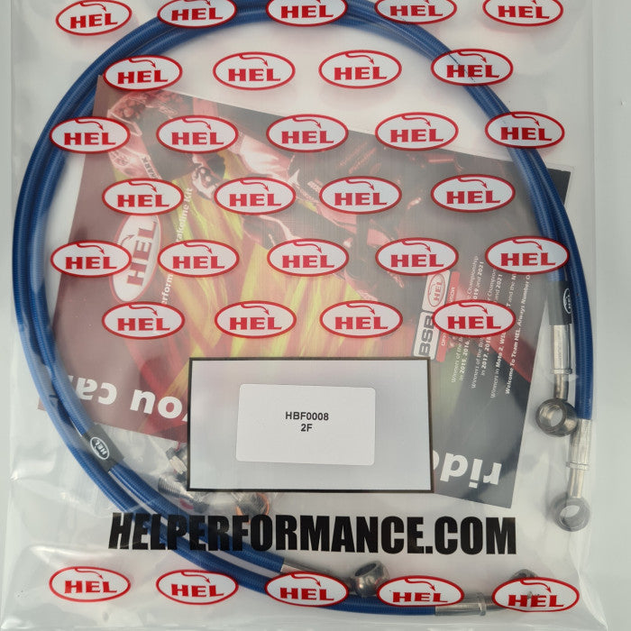 HEL Performance CL-HBF0008-FRONT ABS Delete (Track Only) Full Length Race Braided Brake Lines | ML Performance Car Parts