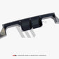 CARBON FIBER REAR DIFFUSER BMW M2 G87 | ML Performance Car Parts