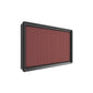 K&N 33-3173 High-Flow Original Lifetime Engine Air Filter - MERCEDES BENZ C300 L4-2.0L F/I
