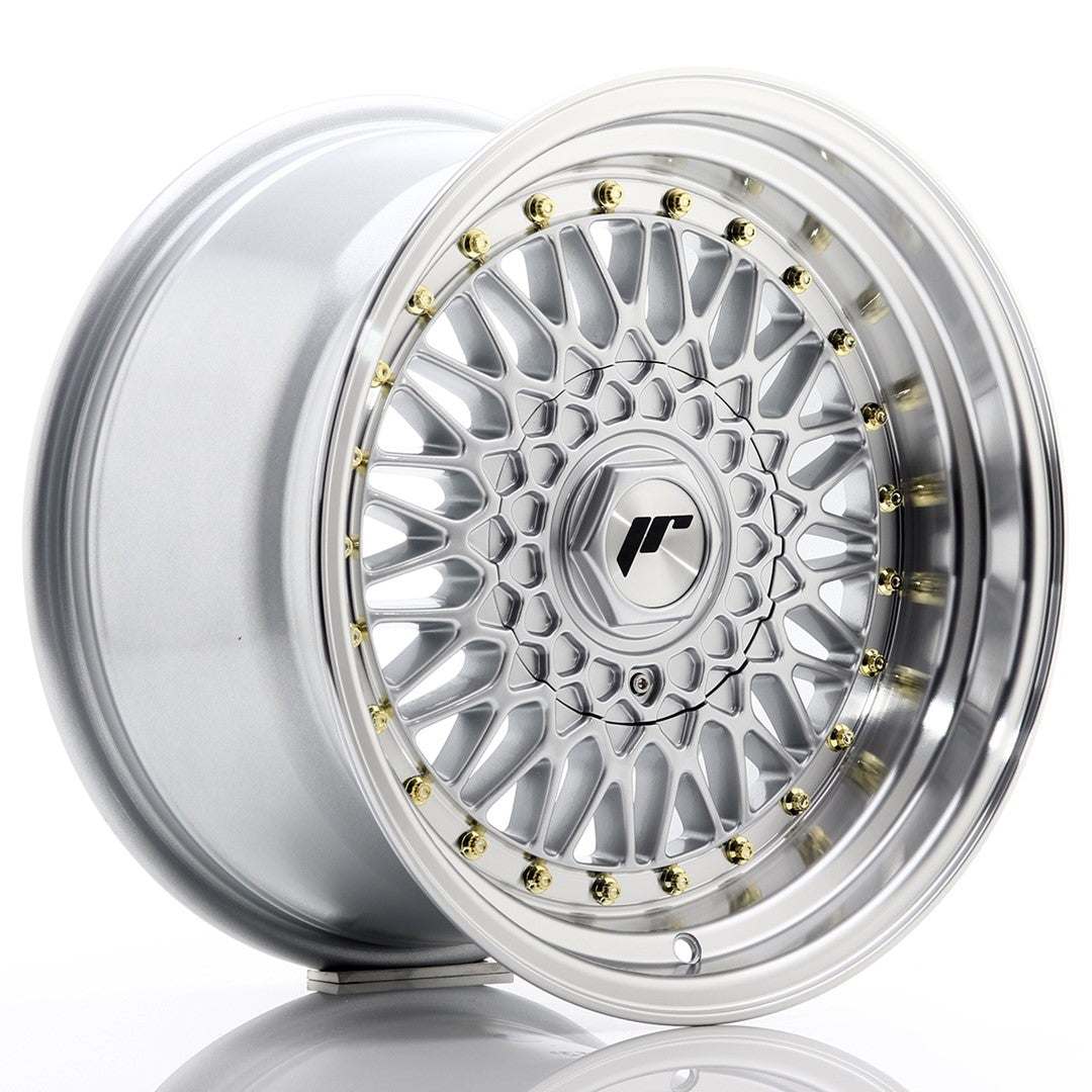 JR Wheels JR91690XX2074S JR Wheels JR9 16x9 ET20 BLANK Silver w/ Machined Lip
