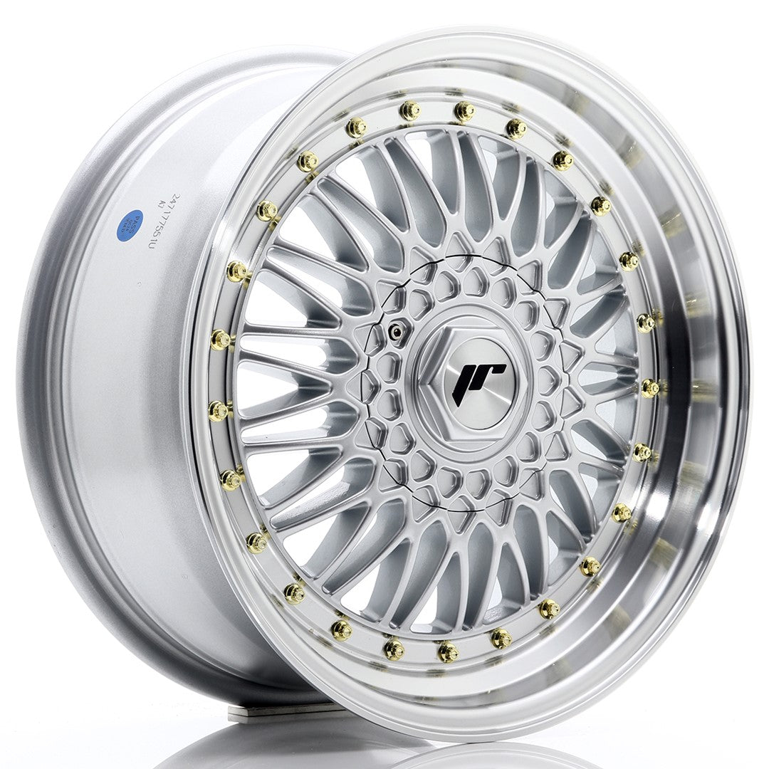 JR Wheels JR91775XX2074S JR Wheels JR9 17x7,5 ET20-35 BLANK Silver w/ Machined Lip