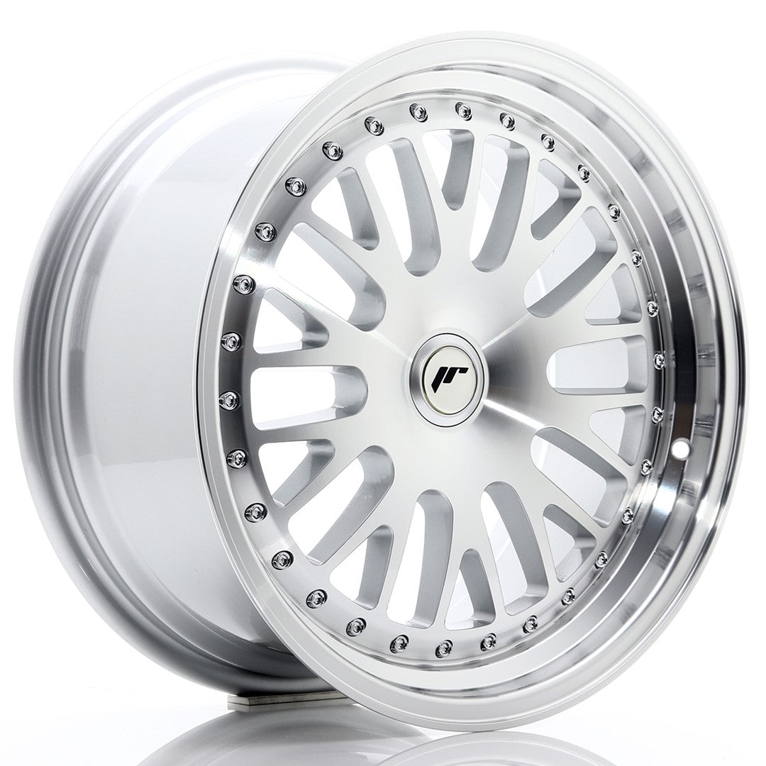 JR Wheels JR101780XX3574S JR Wheels JR10 17x8 ET35 BLANK Silver Machined Face