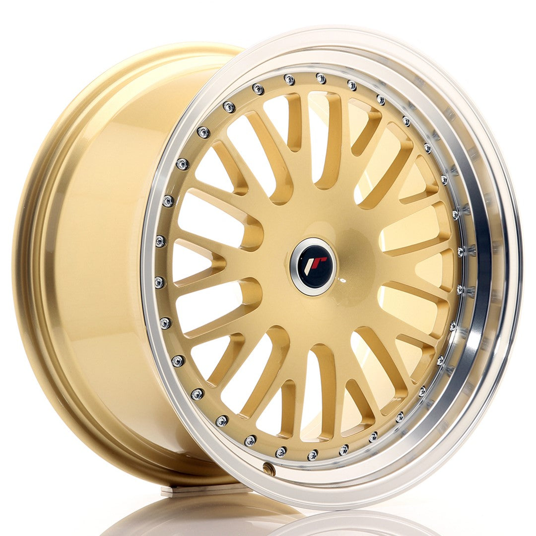 JR Wheels JR101995XX2074GD JR Wheels JR10 19x9,5 ET20-35 BLANK Gold w/ Machined Lip