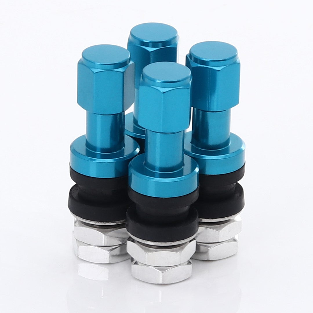 JR Wheels JRAV2-BL Set of Aluminum air valves JR v2 - BLUE