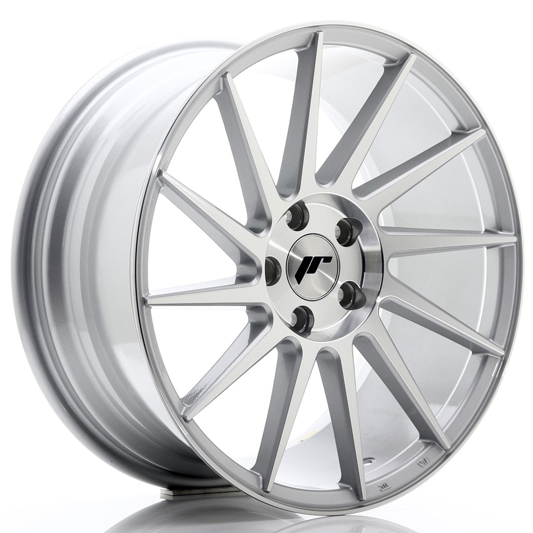 JR Wheels JR2218855L4066SM JR Wheels JR22 18x8,5 ET40 5x112 Silver Machined Face