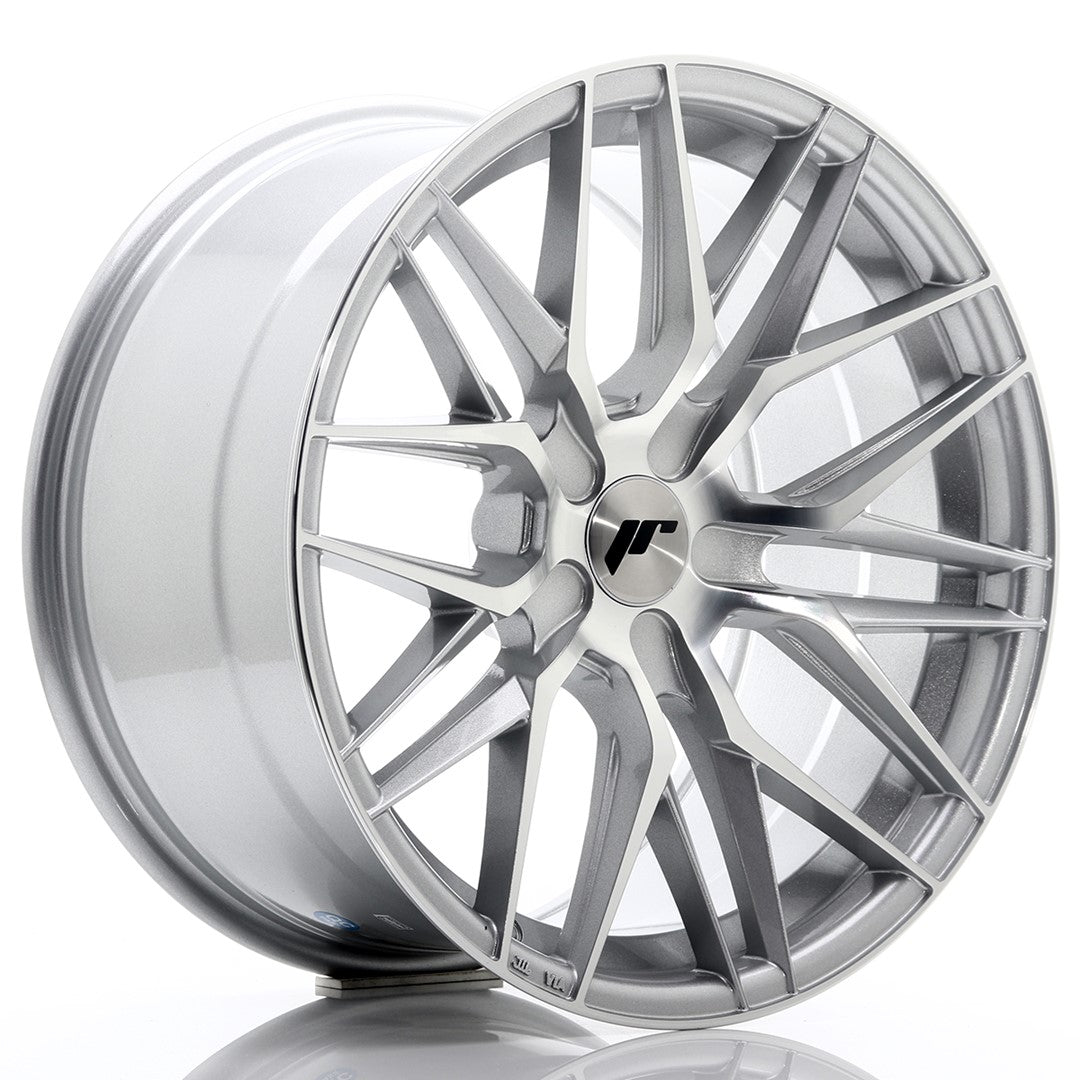JR Wheels JR2818955X2074SM JR Wheels JR28 18x9,5 ET20-40 5H BLANK Silver Machined Face