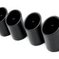 IND F8X M2C / M3 / M4 Matte Black Coated Exhaust Tip Set