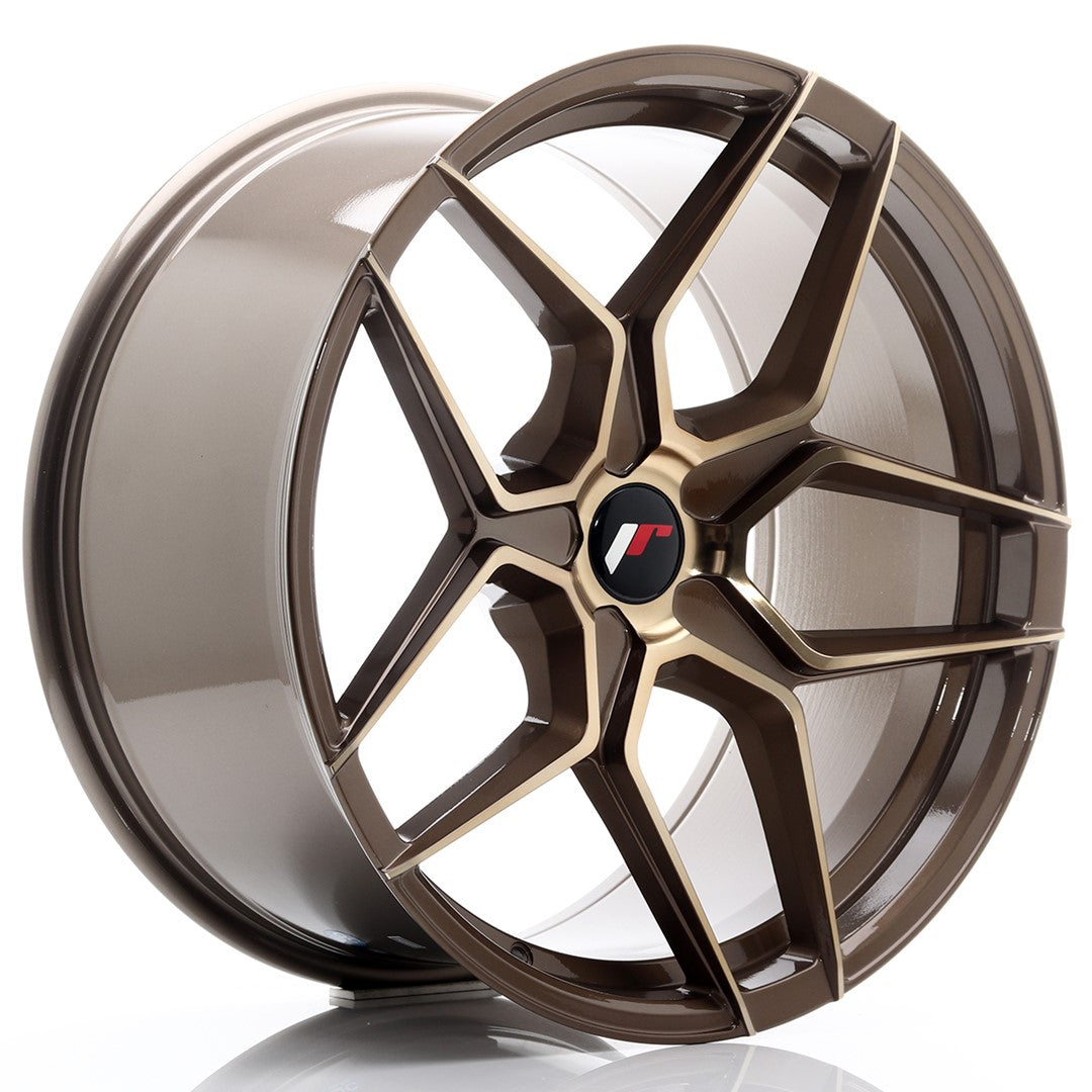 JR Wheels JR3420105X2074BZP JR Wheels JR34 20x10 ET20-40 5H BLANK Platinum Bronze