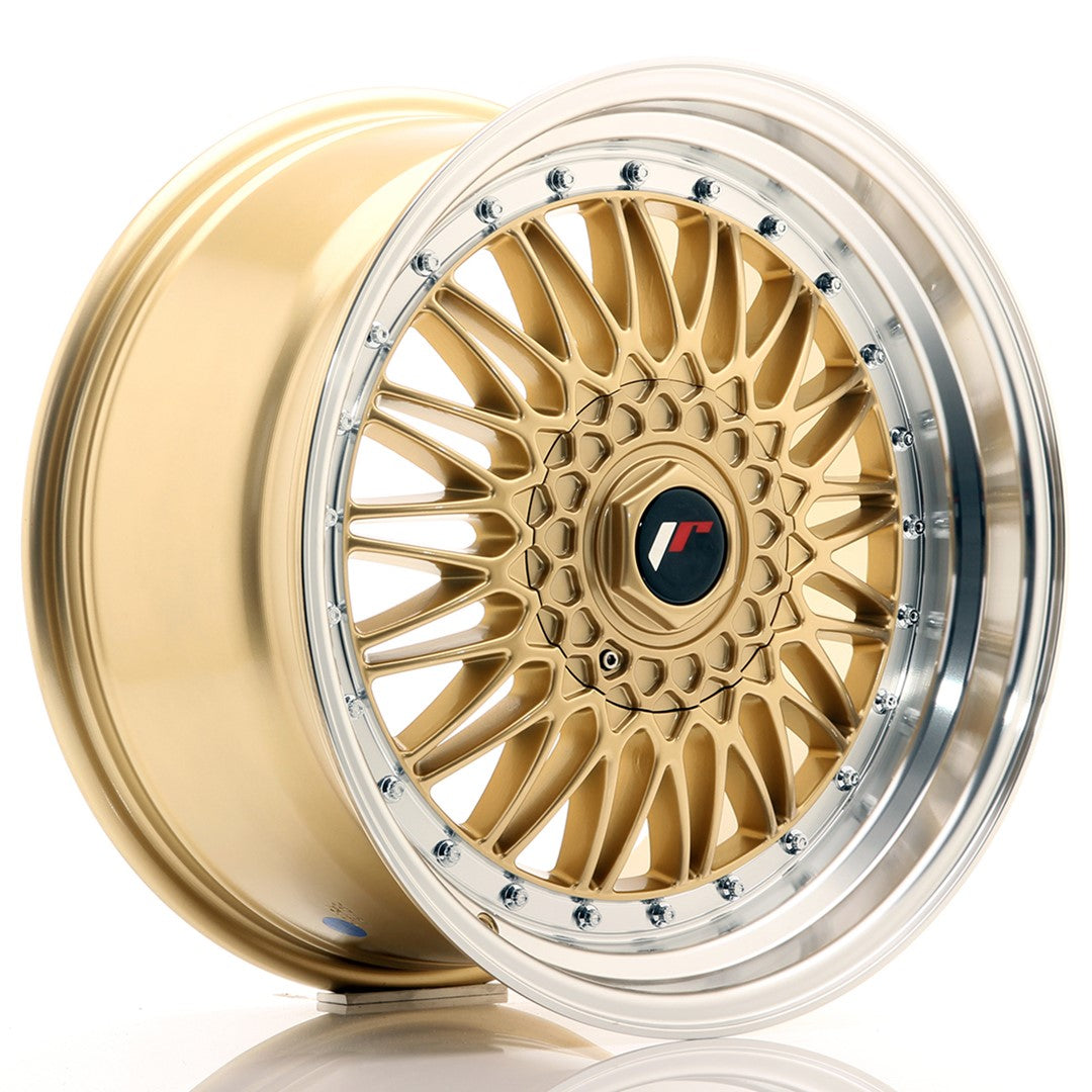 JR Wheels JR91890XX2074GD JR Wheels JR9 18x9 ET20-40 BLANK Gold w/ Machined Lip