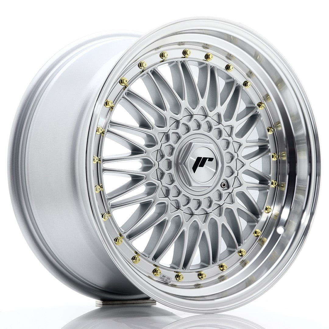 JR Wheels JR91890XX2074S JR Wheels JR9 18x9 ET20-40 BLANK Silver w/ Machined Lip