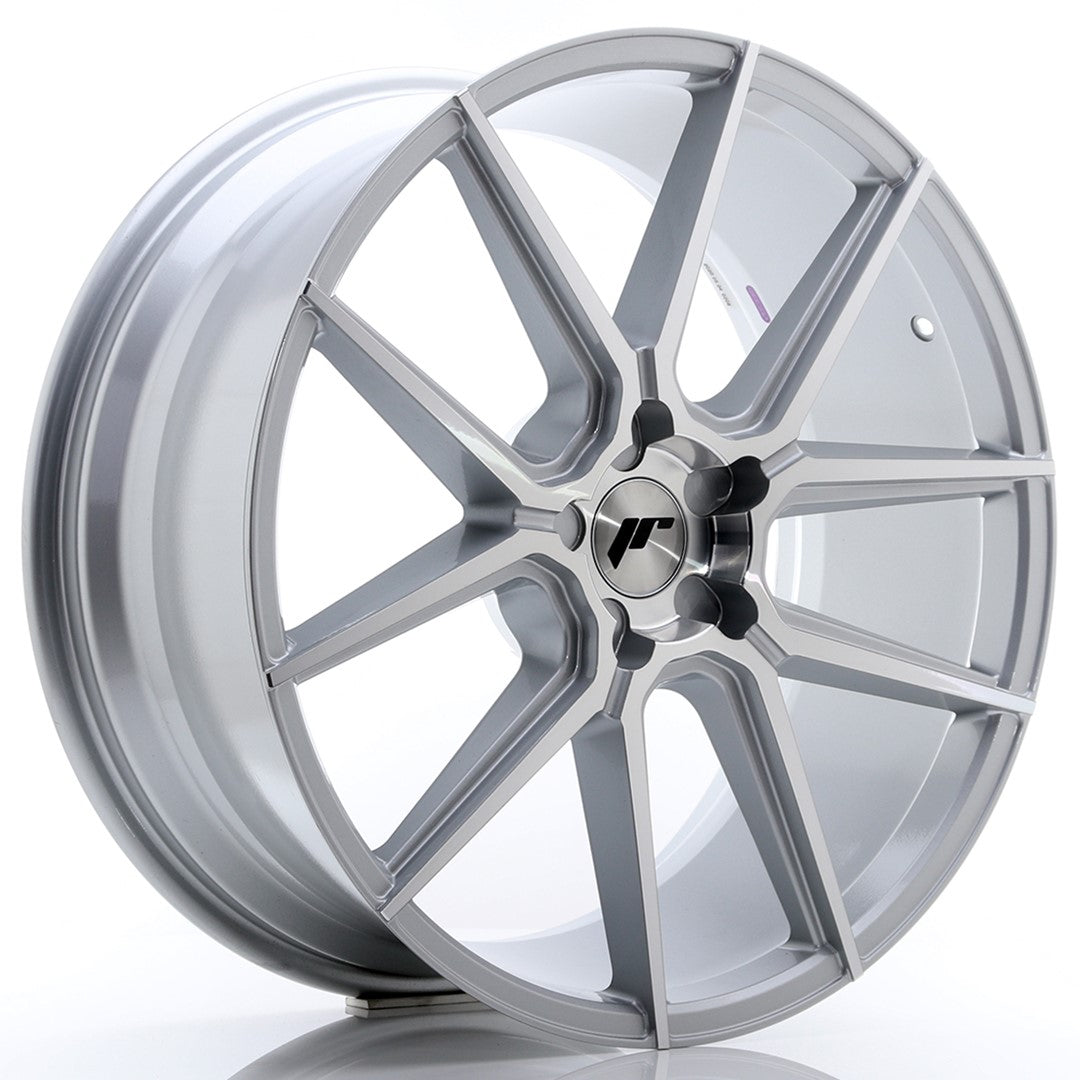 JR Wheels JR3021905X2074SM JR Wheels JR30 21x9 ET20-40 5H BLANK Silver Machined Face