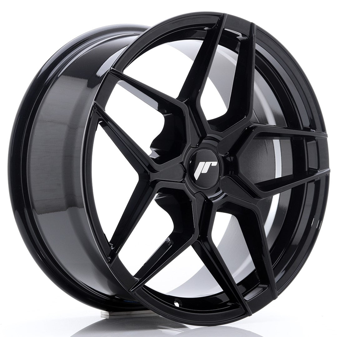 JR Wheels JR3418805X2074GB JR Wheels JR34 18x8 ET20-42 5H BLANK Gloss Black