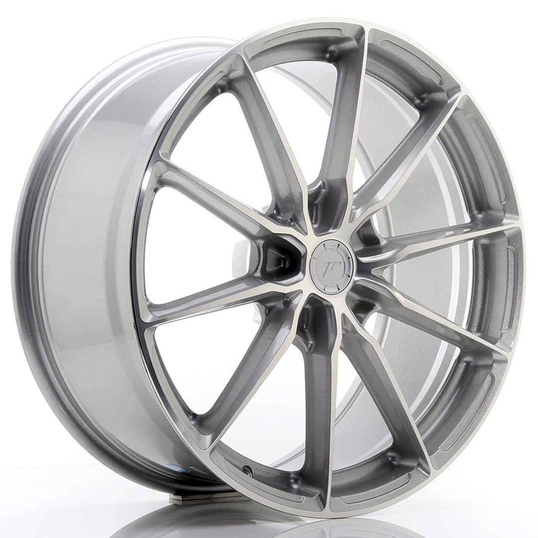 JR Wheels JR3720905L3572SM JR Wheels JR37 20x9 ET35 5x112 Silver Machined