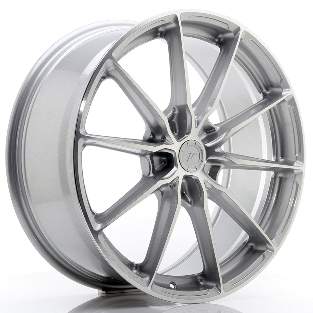 JR Wheels JR3720855L2572SM JR Wheels JR37 20x8,5 ET25 5x112 Silver Machined