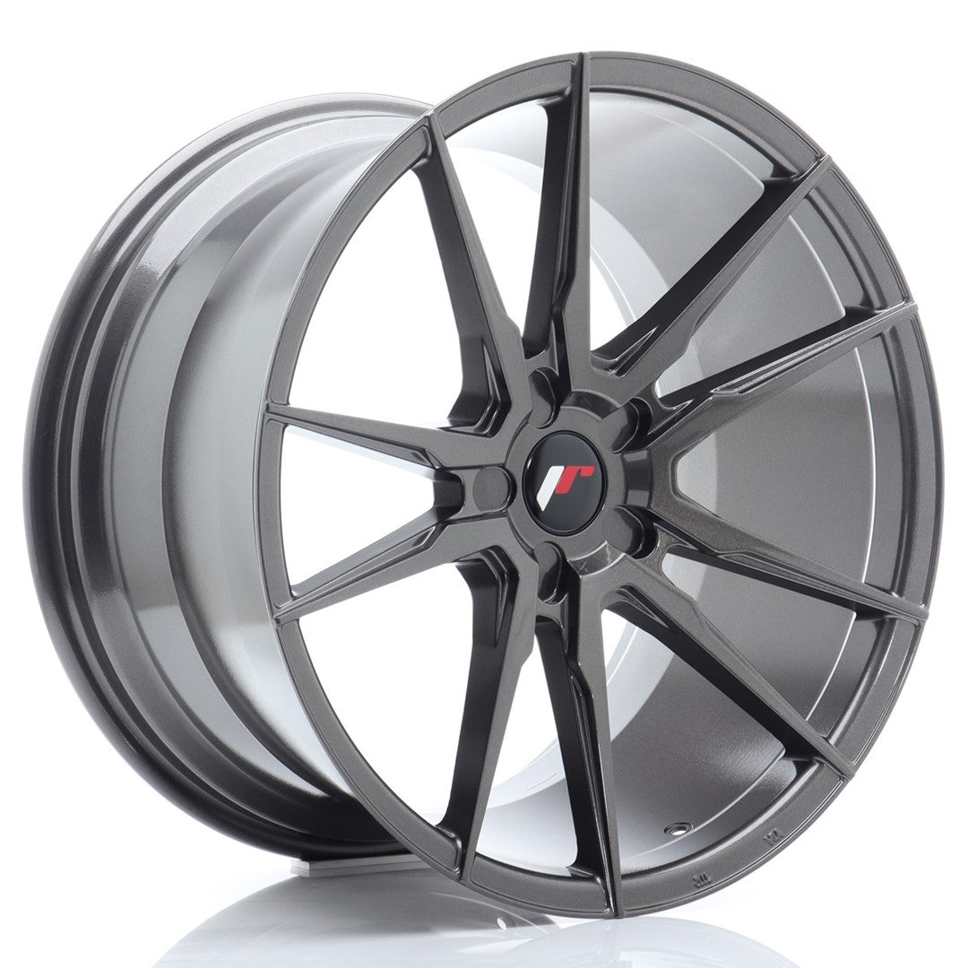 JR Wheels JR2120115X3074HG JR Wheels JR21 20x11 ET30-50 5H BLANK Hyper Gray