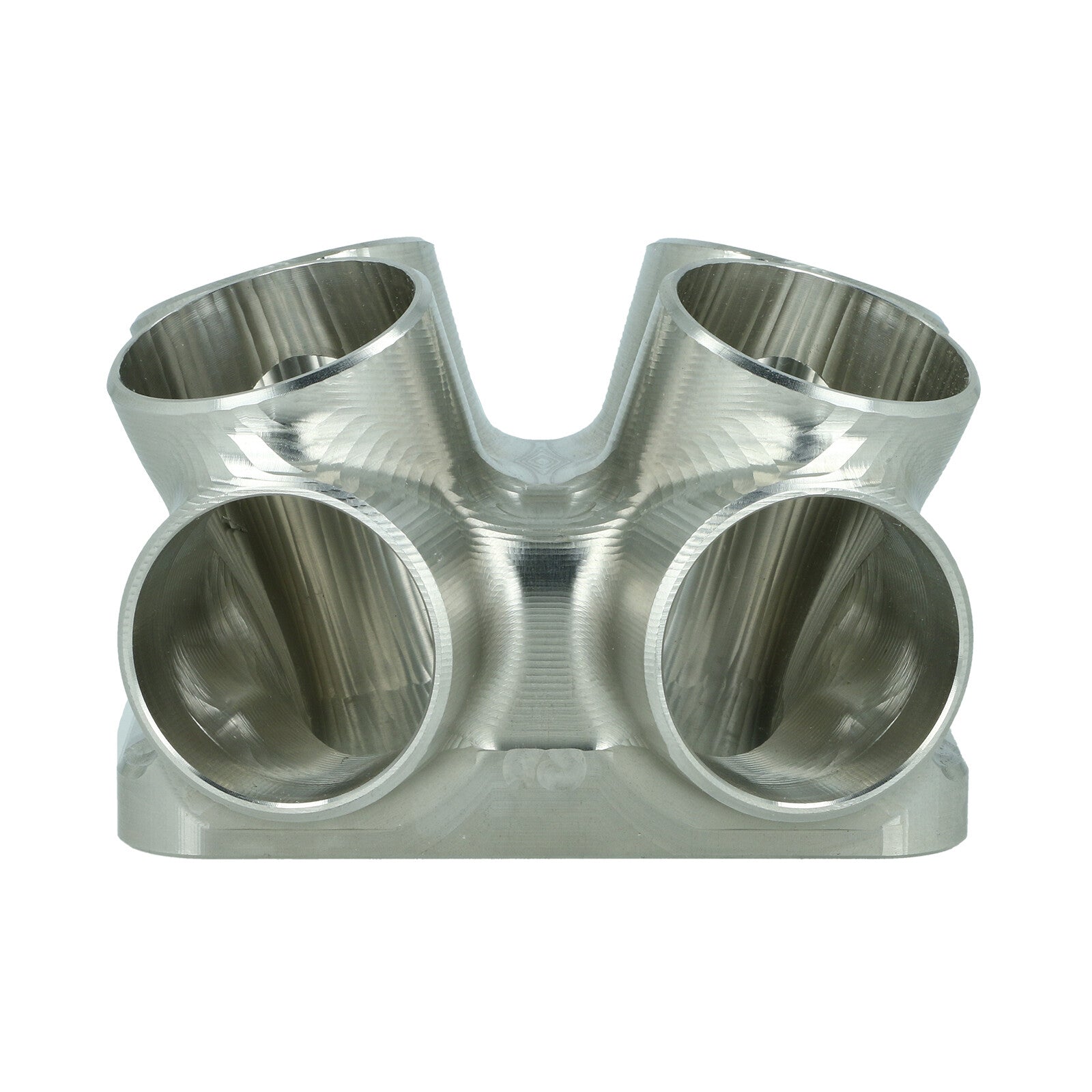 Turbozentrum 220281 4-Cyl. CNC stainless steel turbo manifold collector T3 Twinscroll with 2x Wastegate ports