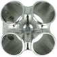 Turbozentrum 119312 4-Cyl. CNC stainless steel V-Band collector for Garrett GTX30 / GTX35 / G25 / G30 / G35 - with 38mm Wastegate port
