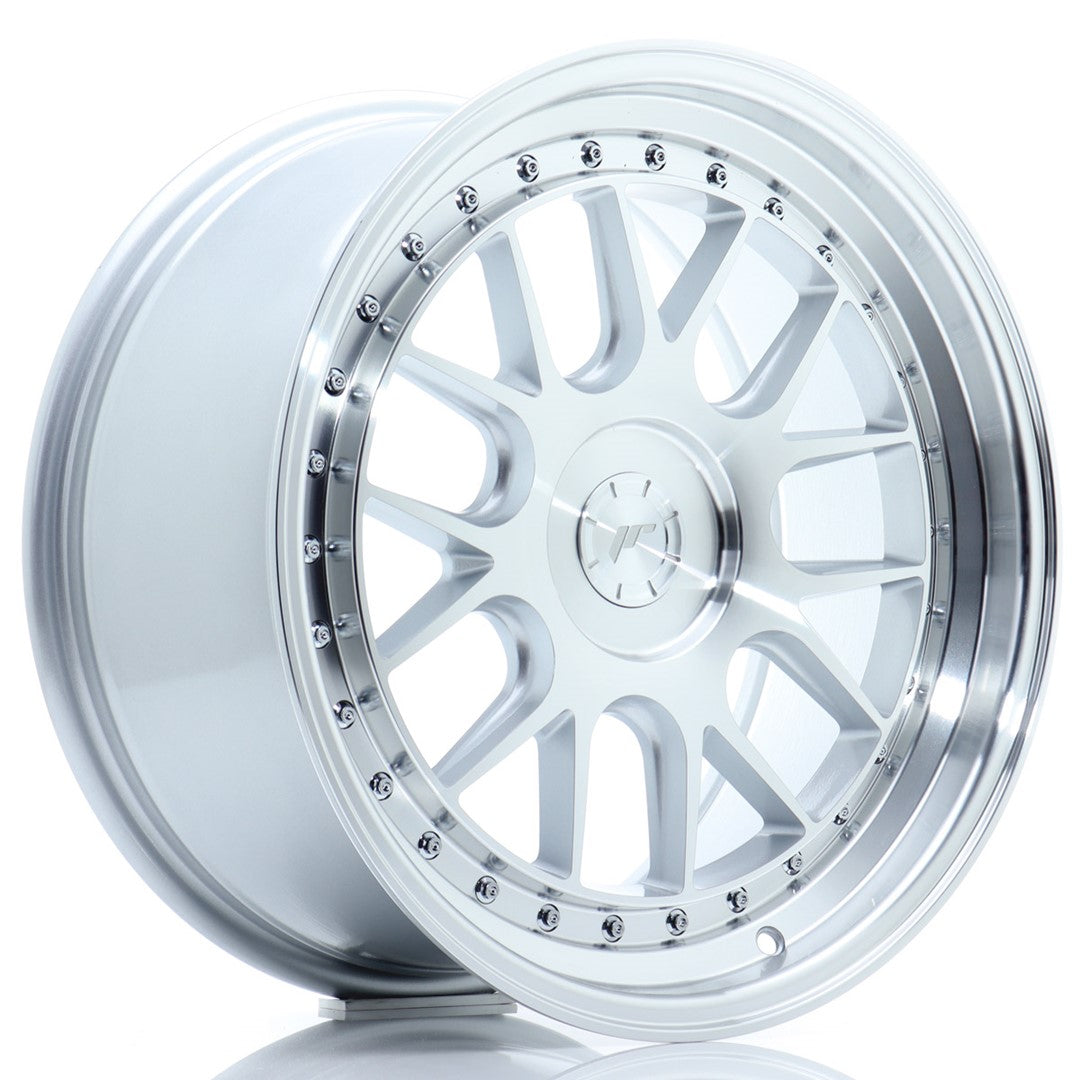 JR Wheels JR4018855X3572SM JR Wheels JR40 18x8,5 ET35 5H BLANK Silver Machined Face