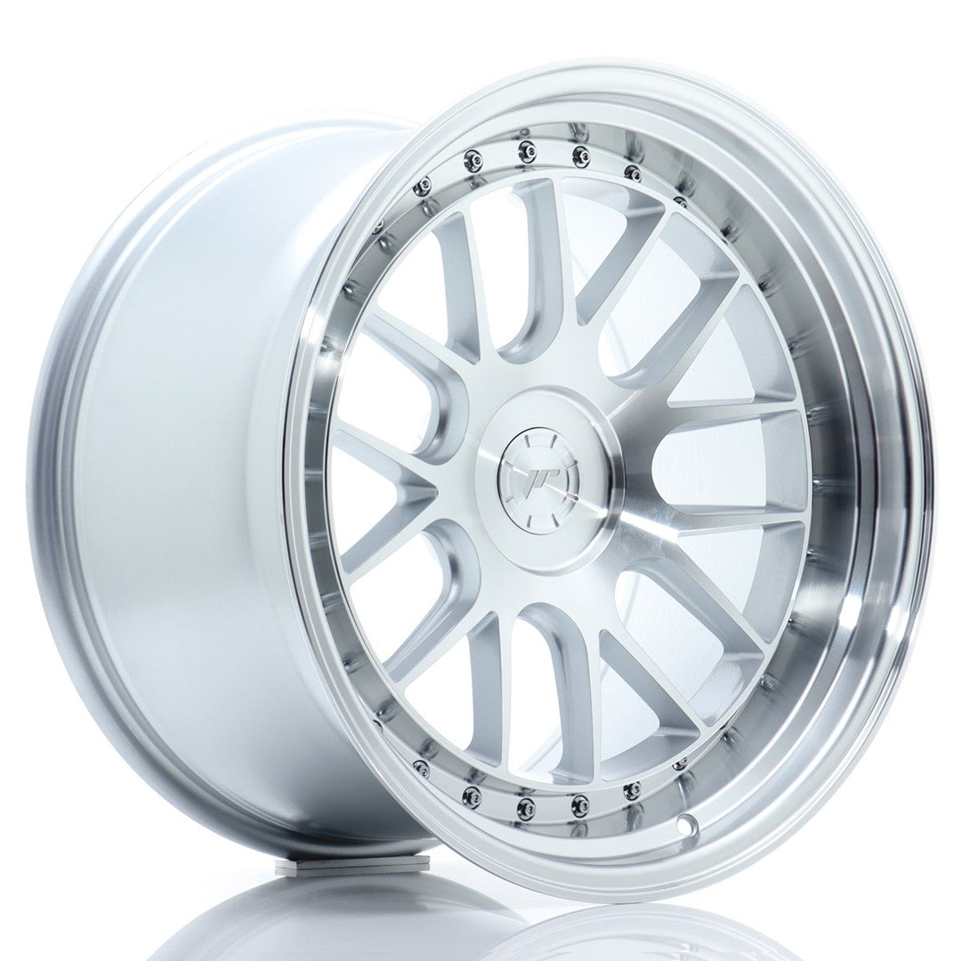 JR Wheels JR4019115X1572SM JR Wheels JR40 19x11 ET15-22 5H BLANK Silver Machined Face