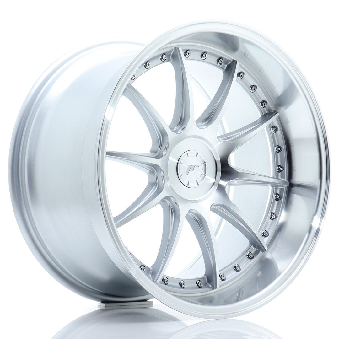JR Wheels JR4119115X1272SM JR Wheels JR41 19x11 ET12-25 5H BLANK Silver Machined Face